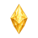 Gold tier crystal